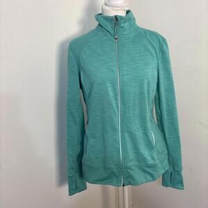 Tangerine Green Zip Up Jacket Medium